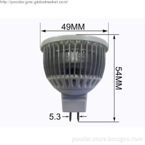 5w GU5.3 cree led ceiling spot lamp